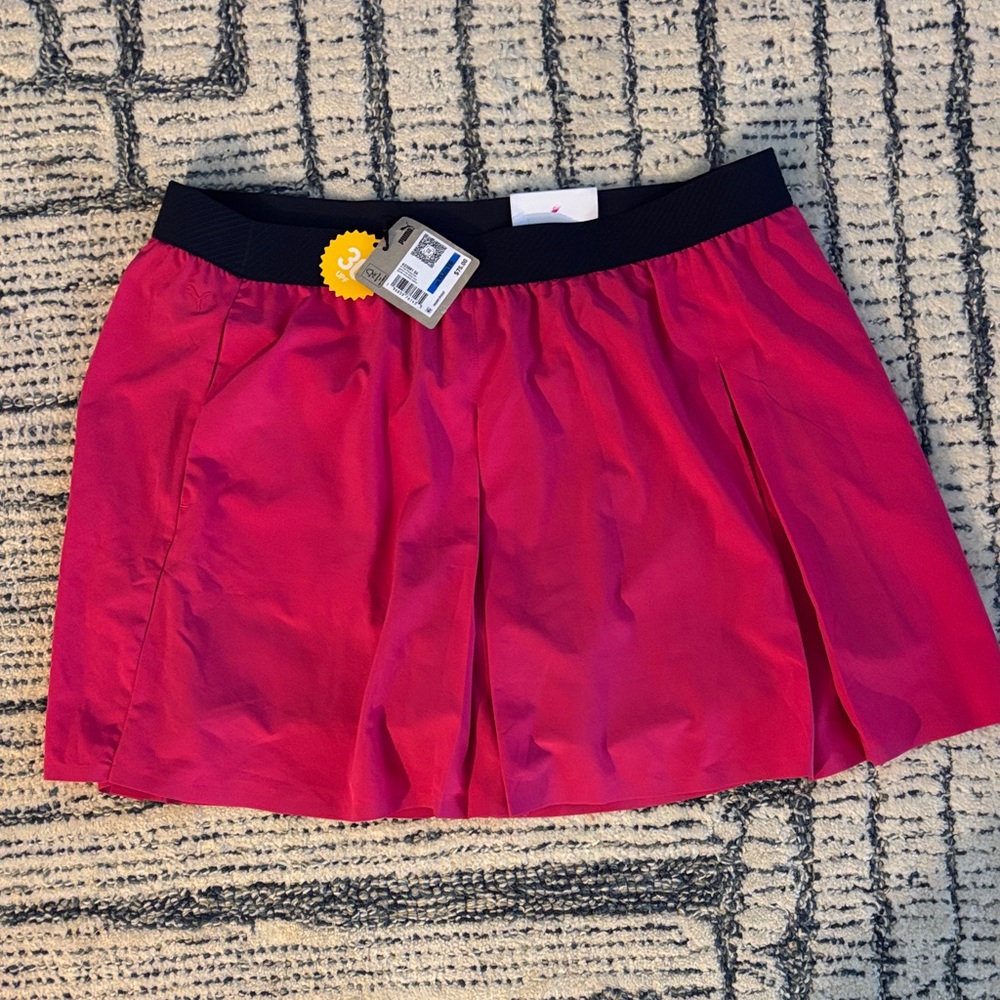 Puma women’s pink pleated skirt